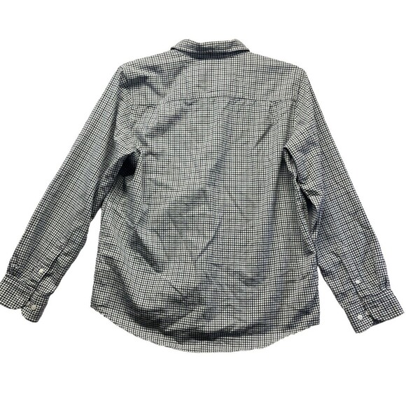 Pendleton Fitted Shirt Men Large Blue Plaid Virgin Wool Spandex Long Sleeve - Picture 4 of 4